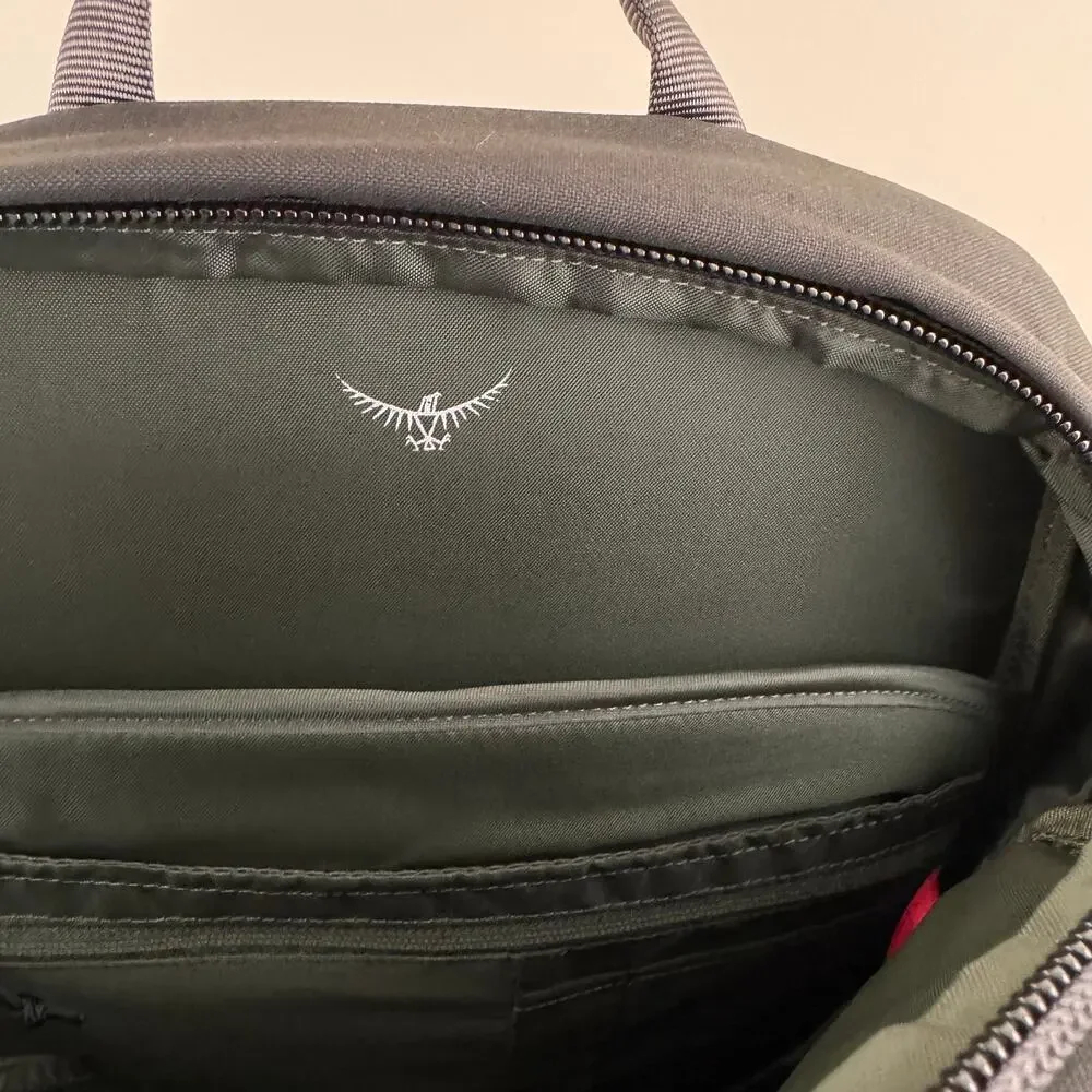 Osprey Arcane Large Day Backpack Bag Stonewash Black LOGO Embroidered Bendix